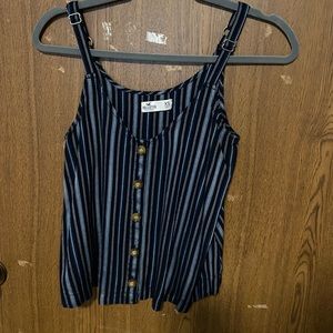 Hollister navy tank top